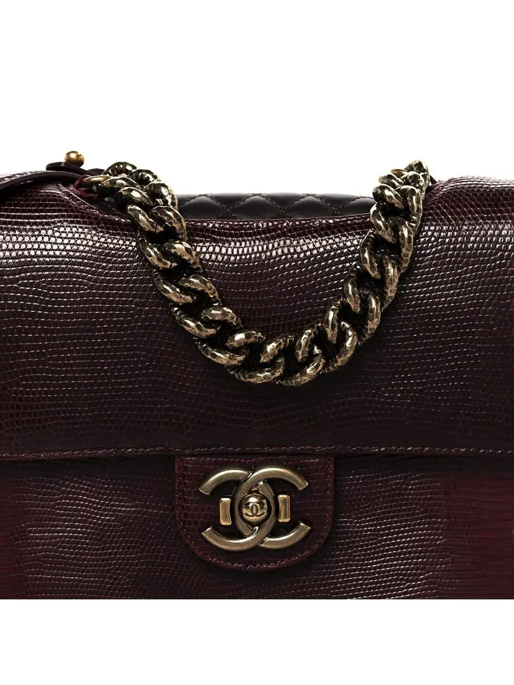 Chanel Lizard Lambskin Quilted Large #335715C63B